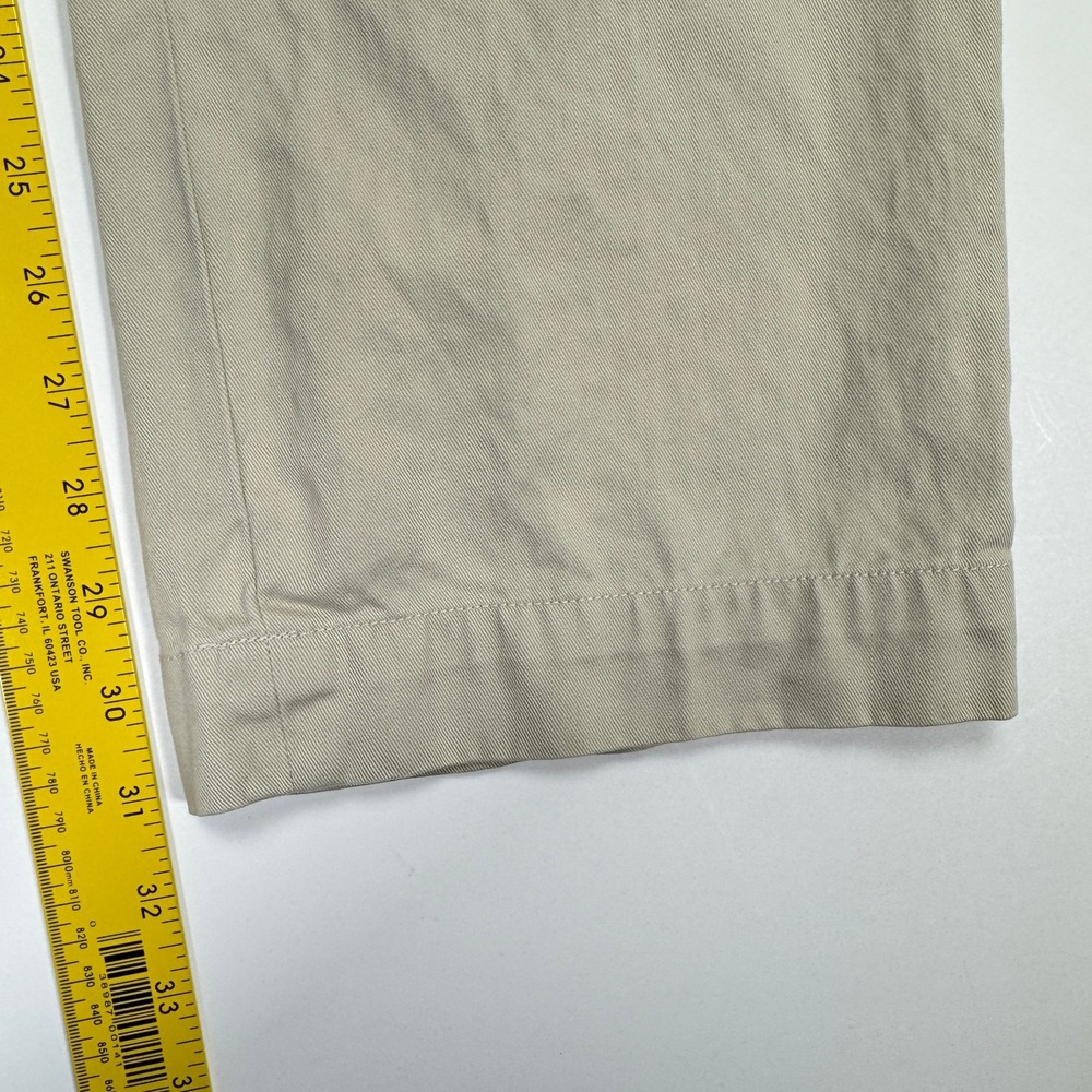 Polo Ralph Lauren Mens Chinos Pants 34x32 Khaki Classic Fit 100% Cotton Casual - Picture 14 of 16